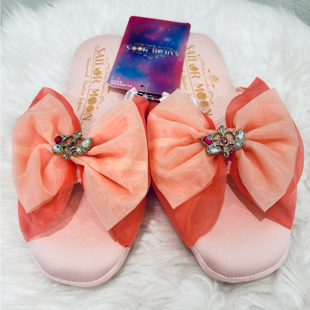 Sailor Moon Cosmic Heart Compact Slippers Universal Studios Japan